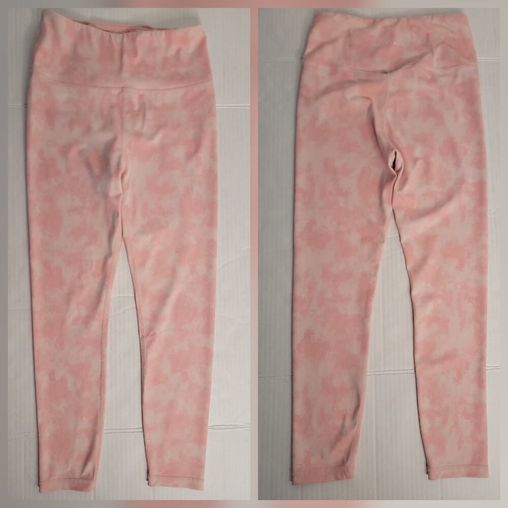 Allfenix Leggings Womens Sz M High Rise Multicolor Marble Tie Dye